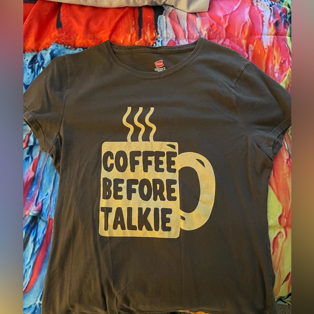 Sz medium coffee tshirt